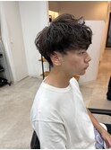 シャドウパーマ×マッシュ