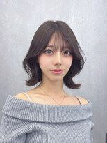 マウル ナゴヤ 名駅(MAEUL NAGOYA)&nbsp;人気の中顔面短縮ボブ　ナチュラルなくびれボブ