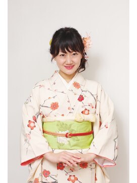 アイルビーヘア(I'll b hair) 【下北沢＊I'll b hair＊】着物に似合う★ワンサイドアレンジ