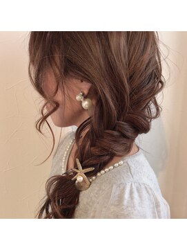 スヴァーゴ ヘアー svago hair 編みおろしアレンジ