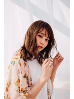 デジャヴヘアー 西千葉(Dejave hair) ダスティセピアベージュ毛先パーマウォーターフォール