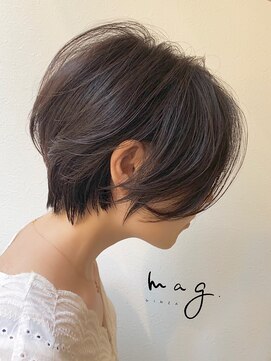 アヴァロン(AVALON) 【mag  ginza】立体感くびれショートボブ×デジタルパーマ