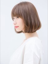 ネイヴィル オモテサンドウ(navile omotesando)&nbsp;【yuka】柔らかアッシュブラウンベージュ×内巻きボブ