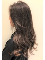 ビーハイブ 一番町店 アヴェダ(BEHIVE)&nbsp;韓国風ロングレイヤー×ラベンダーグレージュ