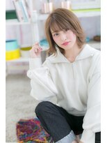 ミック ヘアアンドメイク アップ 駒込店(miq Hair&Make up)&nbsp;一歩リードの★ピュアガーリー外ハネボブディ