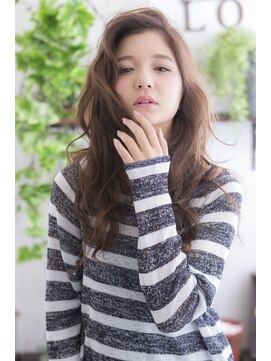 ミエル ヘア 新宿(miel hair) 〈mielhair新宿〉外国人風かきあげラフウェーブ