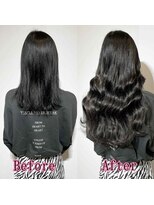 あるじゃんすー 天神店 グレーブラック#シールエクステ#地毛風カラー#ラフウェーブ#天神