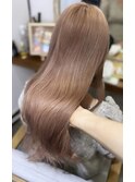 ロング/ピンクベージュ