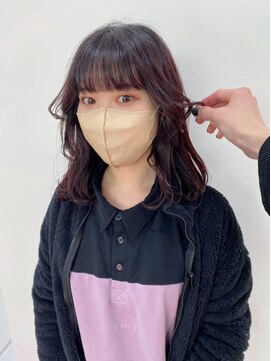 ギグスダブル 栄店(gigs double) 韓国レイヤー/バイオレットブラウン