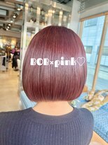 オーガニック リブ 川越(organic+live)&nbsp;美人ぷつっとボブヘルシーピンクうるツヤ艶感