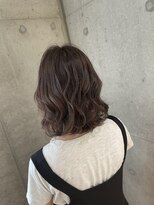 リビンバイアフロート(Livin by afloat) 肩ラインボブ　チョコレートブラウン　おおたかの森