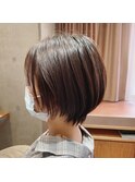 丸みショートボブ
