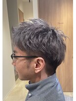 ベルヘアー(Bell hair) メンズツーブロック×グレーカラー