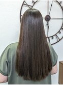 縮毛矯正×カラー×髪質改善