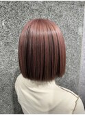 *アンブレラカラー×切りっぱなしボブ*