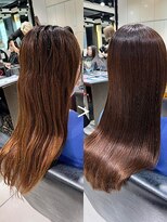 フォルテ 横浜店(FORTE) ニュアンスカラーグレーベージュレイヤーカットオリーブベージュ