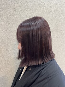 スタイル 茅ケ崎(STYLE) ピンクブラウン 【ブリーチなしダブルカラー】