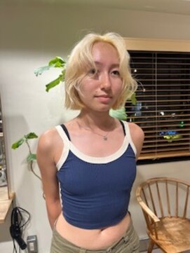 カンナ オーガニック ヘアデザイン(CANNA ORGANIC & HAIR DESIGN) 抜きっぱなしブロンドボブ