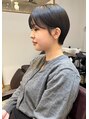 ルーム 辻堂(Rm) 丸みショート。骨格や雰囲気をみてスタイルを提案します。