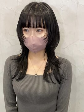 ジル(JiLL.) ブラックハイレイヤーウルフ