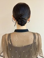 シニヨンアレンジ/タイトアレンジ/ヘアセット/ヘアアレンジ