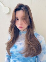 ヘアラウンジ ビーチ 青山 外苑前(hair lounge BEACH) ロングレイヤーカットアッシュベージュカラー