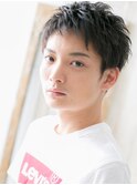 短髪ダークアッシュ爽やか学生ツーブロックショートc新所沢
