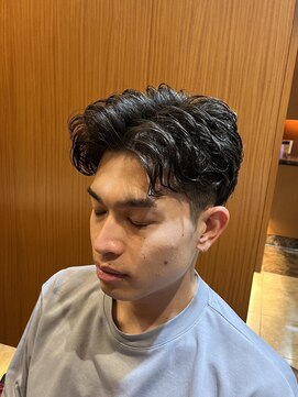 ヘアモード キクチ 銀座店 銀座　理容室　ファザーパーマ　ビジネスヘア