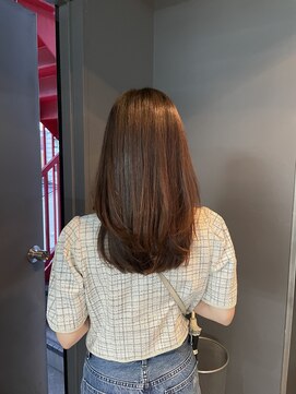 ロフティー 清澄白河(LOFTY) ミディアムレイヤー/アッシュベージュ/髪質改善/清澄白河/錦糸町