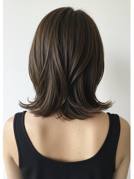 アントワープトーキョー(antwerp TOKYO) 30代40代50代外ハネミディアムレイヤー髪質改善酸性ストレート