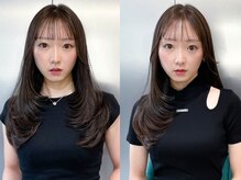 髪を巻かない方も可愛く似合わせ☆”ストレートヘアの方はぜひ『レイヤーカット』で立体感あるスタイルに♪