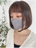 ショート　ボブ　ウルフ　髪質改善　白髪ぼかし　トリートメント