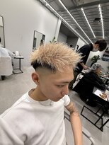 ジュール メンズ 大分(Joule men's)&nbsp;ホワイトベージュ/ブリーチカラー/メンズカラー［大分駅］