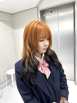 ギア(GEAR.) 【デザインルーツカラー♪】orange×black