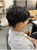 大人爽やか濡れ感シャドウパーマ