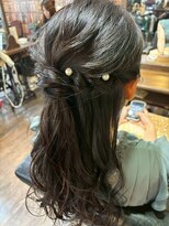 エイチエムヘアーホーム 池袋2号店(H M hair home) ハーフアップ/ヘアセット/ヘアアレンジ/結婚式ヘア/お呼ばれヘア