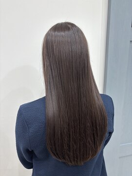 オーシー 志比口店(O'sea) ココアブラウン×艶ロング
