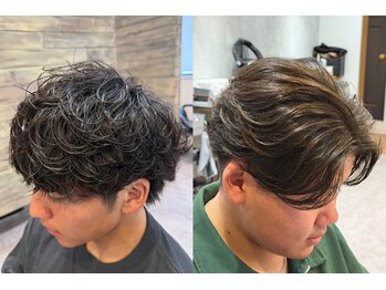 レガロヘアアトリエ(REGALO hair atelier)の写真/最旬メンズスタイル!パーマで動きを出してオシャレ感◎