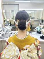 京都ヘアセット着付け専門サロン 夢館 五条店(yumeyakata) タイトシニヨンスタイル