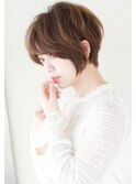 【添田】似合わせカットひし形シルエット前下がりショートボブ