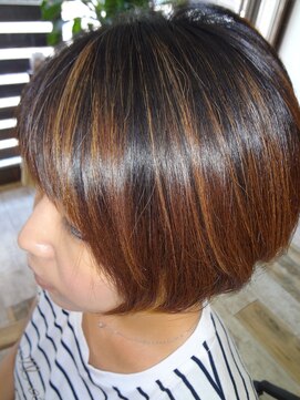 ヘアサロンアート(hair salon a^-to) 大人かっこいいショートボブ