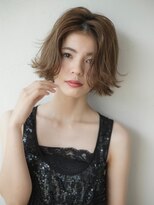 モアナ バイ ヘッドライト 川口店(Moana by HEADLIGHT) *Ursus* ハイトーン×切りっぱなしボブ