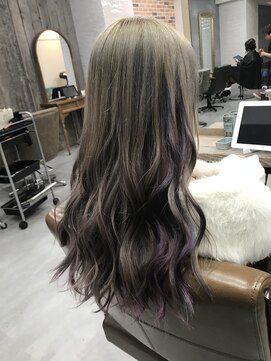 イズ 札幌店(is) ホワイトグレー&インナーユニコーン