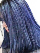 ヘア デザイン ヴェルダ(hair design Verda) 【verda】ケアブリーチ×ラピスブルー