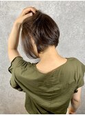 【前下がり】【小顔】【ボブ】【レイヤー】【栗色】【和歌山】