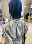 ブルーカラーボブ