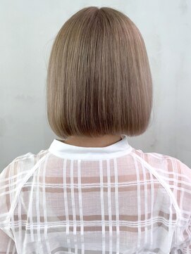 アイティーバイアルバム 松戸店(IT by ALBUM) ベージュボブ_ミニウルフテラコッタくすみブルー_ba338841