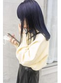 《Utoo e's つくば美容室 》オシャレ度UPのブルーパープルカラー