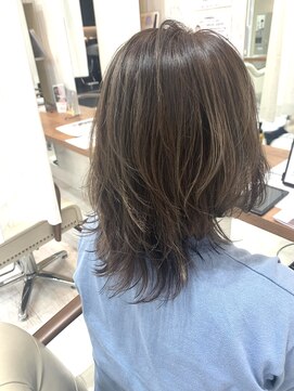 ソワン ドゥ ブレス 立花店(soin de brace) マッシュウルフ×ボブルフ×デザインカラー/似合わせカット/小顔