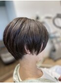 ひし形ボブ　重軽いスタイル